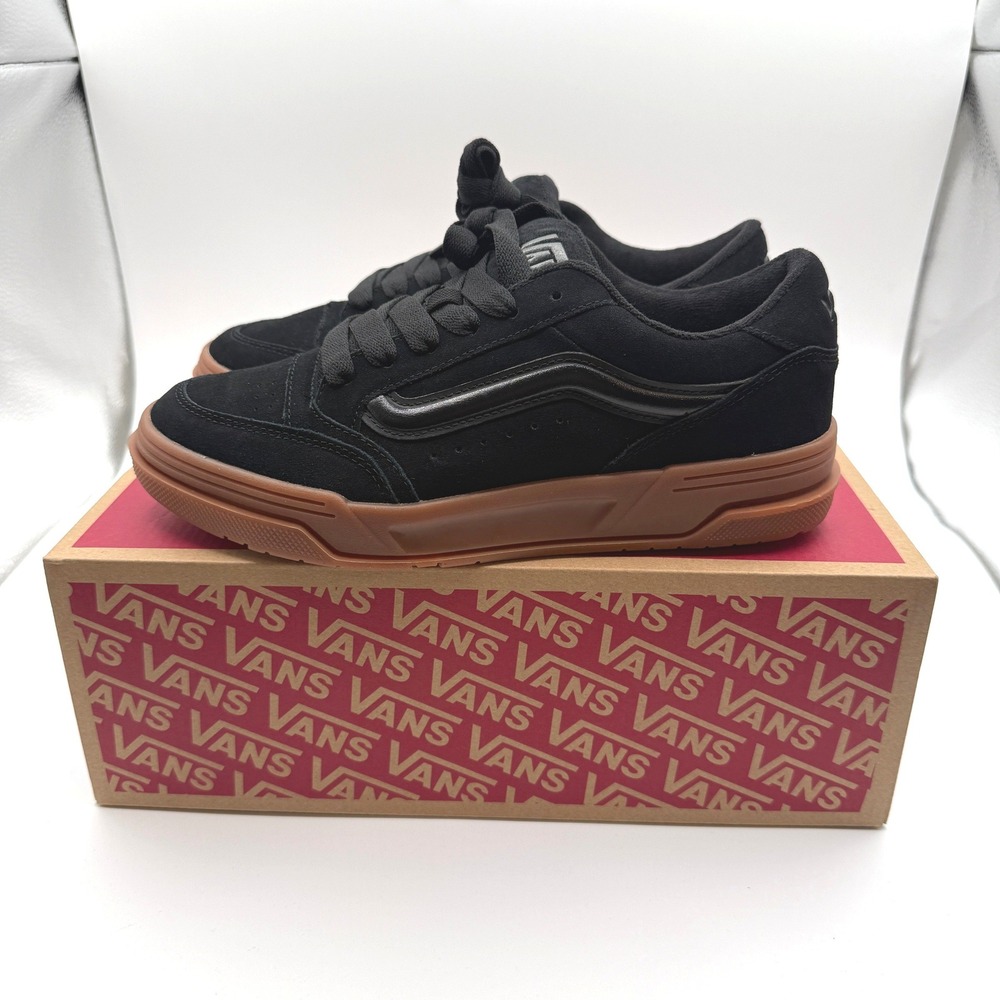 Vans Hylane Skate Sneaker Mens 8 Black Gum Sole Chunky Y2K Retro Low Top NEW